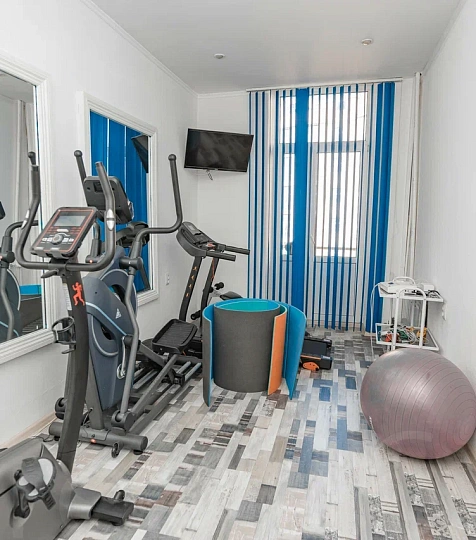 Клинический санаторий «Элорма», Кисловодск. Тренажёрная комната Клинический санаторий «Элорма», Кисловодск. Тренажёрная комната