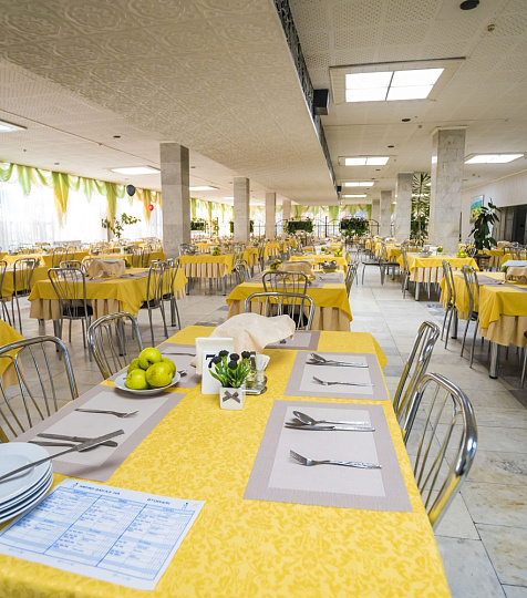 Санаторий «Зори Ставрополья», Пятигорск. Столовая Санаторий «Зори Ставрополья», Пятигорск. Столовая