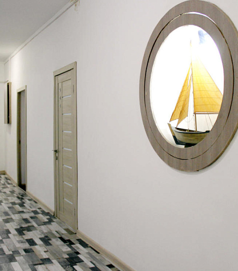 Клинический санаторий «Элорма», Кисловодск. Коридор Клинический санаторий «Элорма», Кисловодск. Коридор