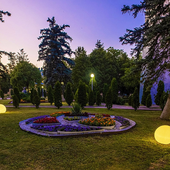  Санаторий «им. Анджиевского» г. Ессентуки. Территория