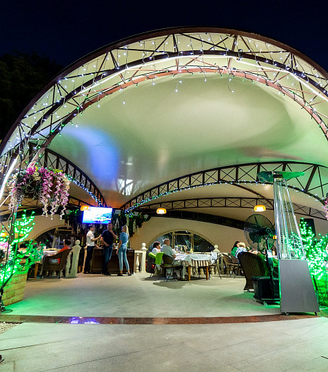  Пансионат «Плаза» г. Ессентуки. Летнее кафе «Шатер»