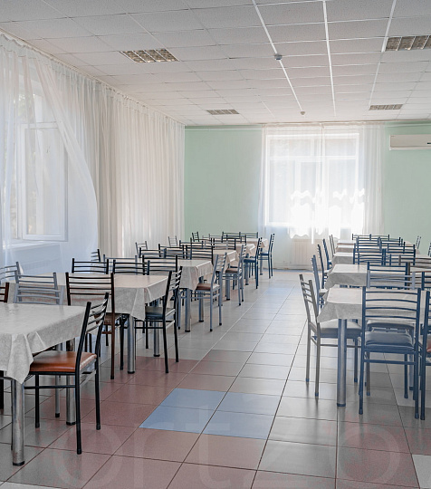 Пансионат с лечением «Геолог Казахстана», Железноводск. Столовая Пансионат с лечением «Геолог Казахстана», Железноводск. Столовая