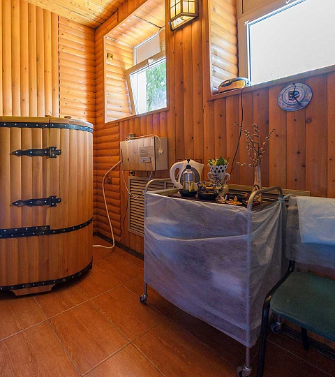  Санаторий «Металлург» Ессентуки, кедровая бочка