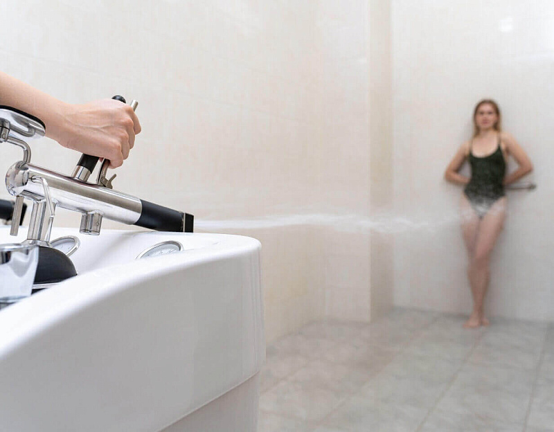 Пансионат «PANinter Hotel&Mineral Spa», г. Кисловодск. Душ Шарко