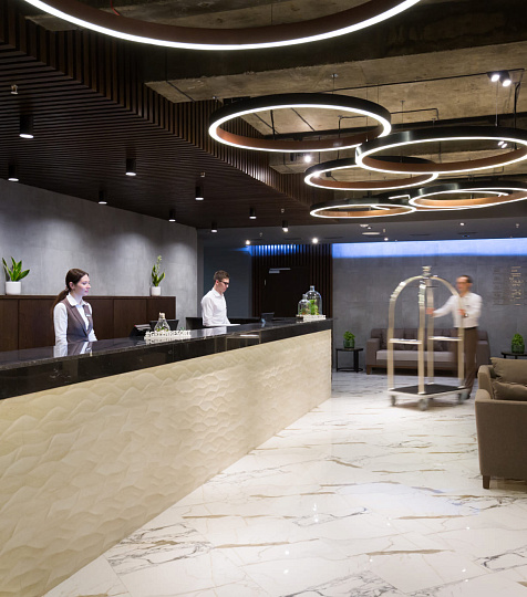  Спа-отель Green Resort Hotel & Spa г. Кисловодск.  Зона ресепшн