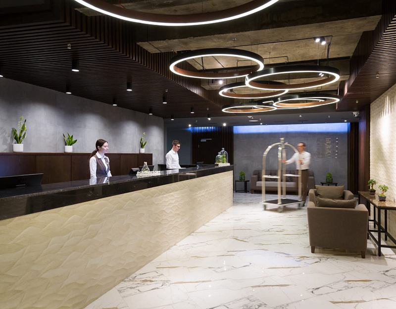  Спа-отель Green Resort Hotel & Spa г. Кисловодск.  Зона ресепшн