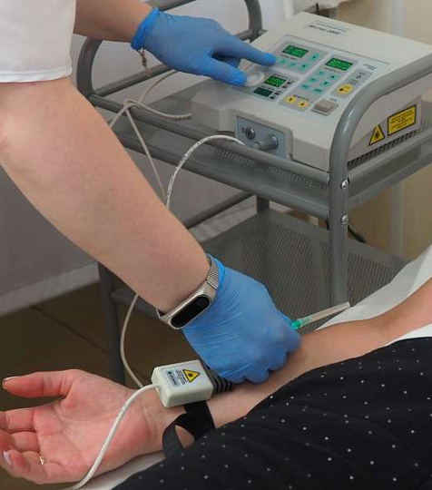  Санаторий «Вертебра» г. Кисловодск. ВЛОК Внутривенное лазерное облучение крови (ВЛОК)