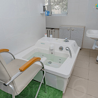  Санаторий «Центр-Союз» г. Ессентуки. Ванное отделение, двухкамерные ванны для ног