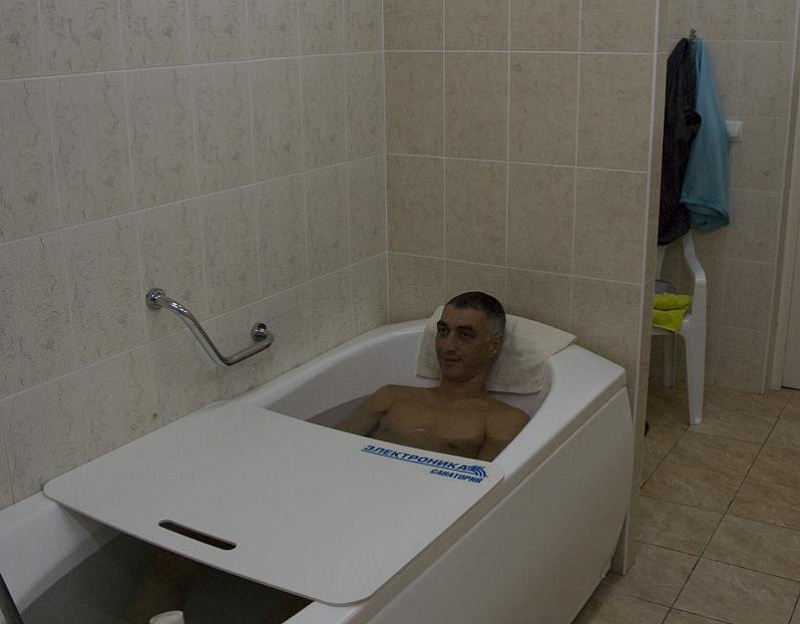 Санаторий «Электроника» г. Кисловодск. Ванное отделение Санаторий «Электроника» г. Кисловодск. Ванное отделение