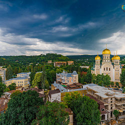  Санаторий Крепость г. Кисловодск, вид из окон
