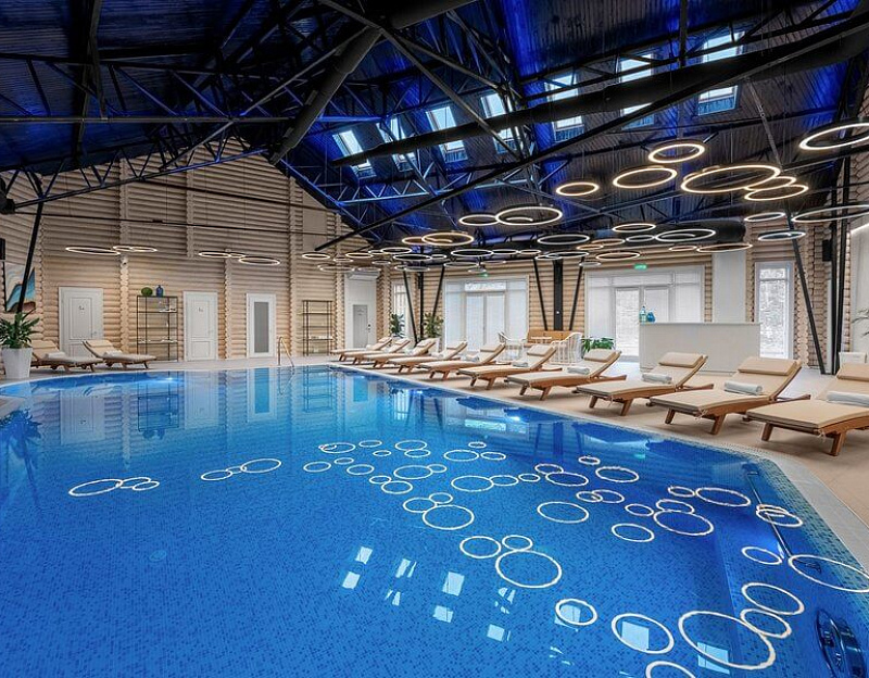 Спа-санаторий AMK Montis Club г. Железноводск. Закрытый бассейн