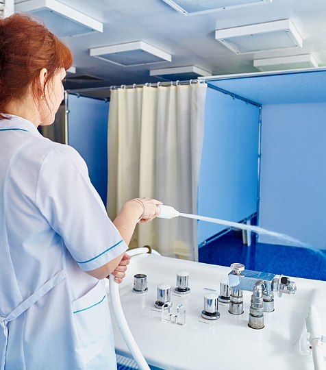  Санаторий «Казахстан» Ессентуки. Гидропатия, душ Шарко