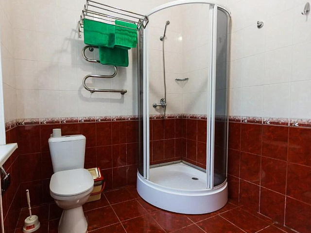 Санаторий «Руно», г. Пятигорск, номер 1-местный Стандарт (Каштан), ванная комната