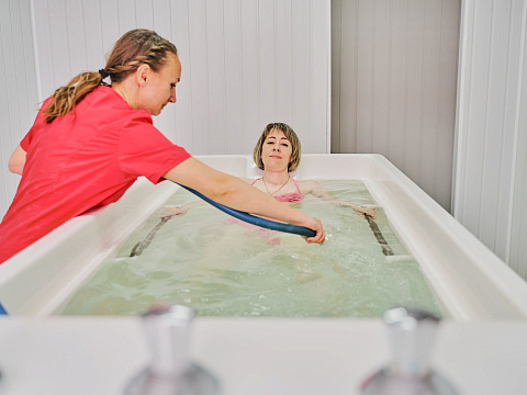  Кисловодский военный санаторий, г. Кисловодск. Ванное отделение