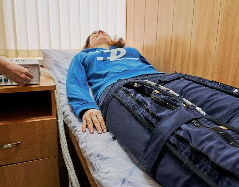 Кисловодский Центральный Военный санаторий, лимфопрессотерапия