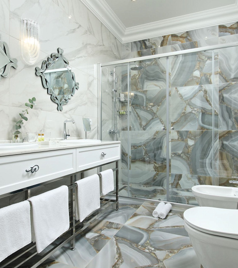  Санаторий «Истокъ» г. Ессентуки, двухместный двухкомнатный номер, ванная комната