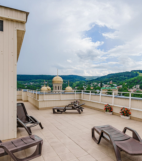  Санаторий Крепость г. Кисловодск, аэросолярий на крыше