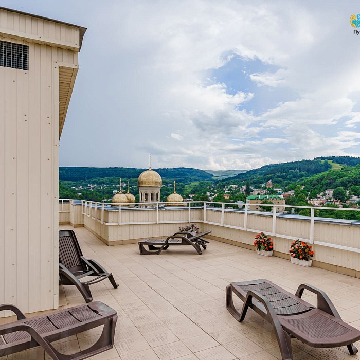  Санаторий Крепость г. Кисловодск, аэросолярий на крыше