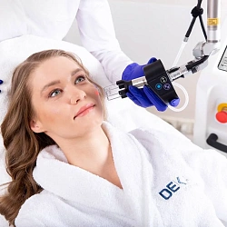 Спа-санаторий «Комильфо» г. Пятигорск. Лазерная шлифовка СО2 на аппарате Deka Спа-санаторий «Комильфо» г. Пятигорск. Лазерная шлифовка СО2 на аппарате Deka