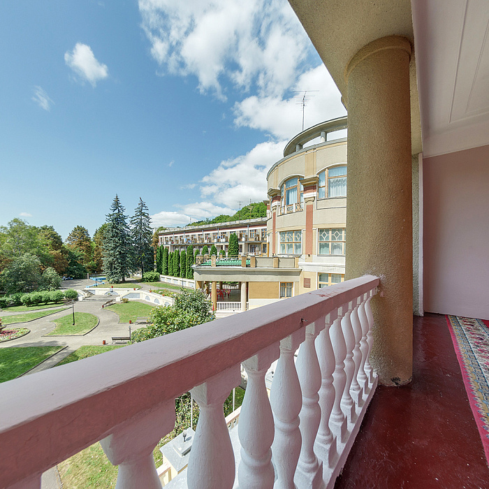  Санаторий «им. С.М. Кирова» Кисловодск. Общий балкон