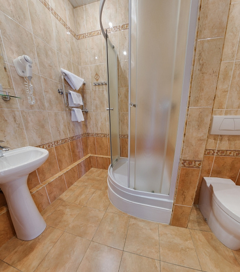  Санаторий «Горный Воздух», Железноводск. Ванная комната в номере одноместный стандарт