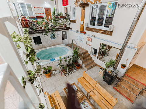 Санаторий «Элита» Кисловодск. Внутренний дворик, банный комплекс