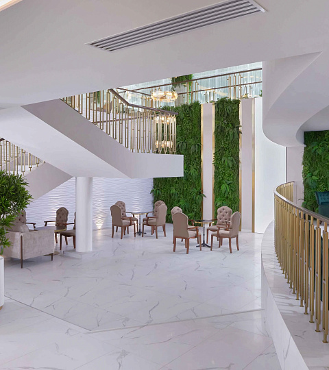  Санаторий «Плаза» г. Кисловодск. Холл