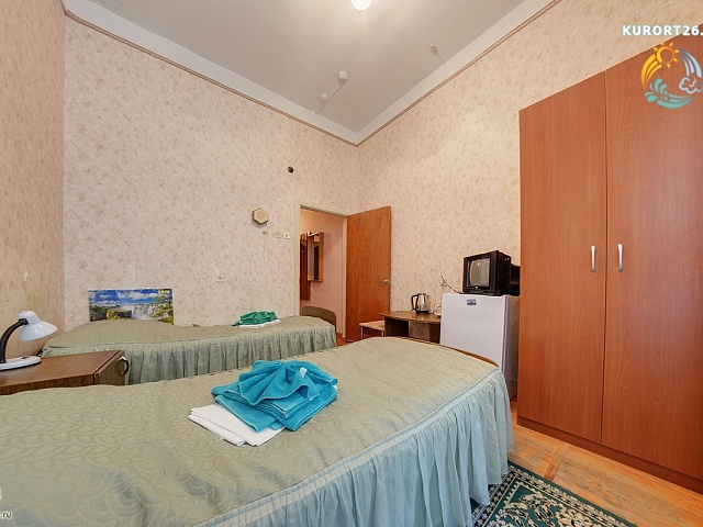 Санаторий «Целебный Ключ», Ессентуки. 2-местный 1-комнатный номер 3 категории