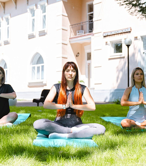  Санаторий «Шахтёр» г. Ессентуки. Занятия йогой