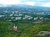 Вид на Пятигорск из вагончика канатной дороги. Фотография Константина Бабаларова