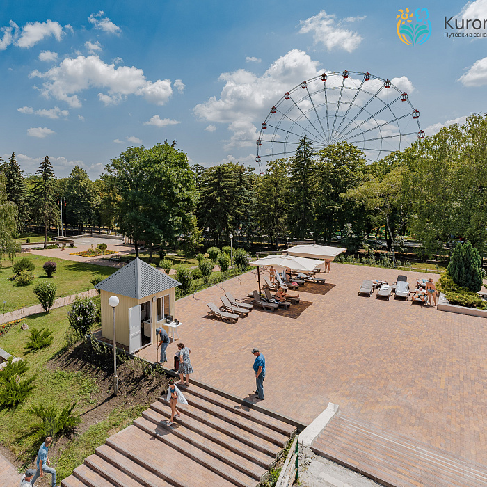  Санаторий «Жемчужина Кавказа» г.  Ессентуки. Территория