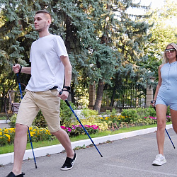  Санаторий «Шахтёр» г. Ессентуки. Скандинавская ходьба