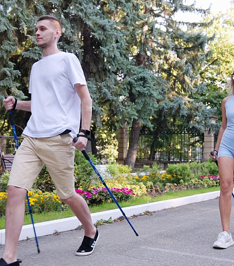  Санаторий «Шахтёр» г. Ессентуки. Скандинавская ходьба