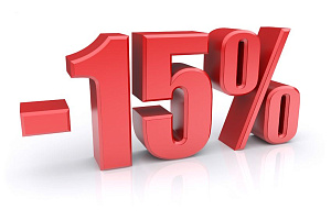 Специальное предложение – скидка 15 %