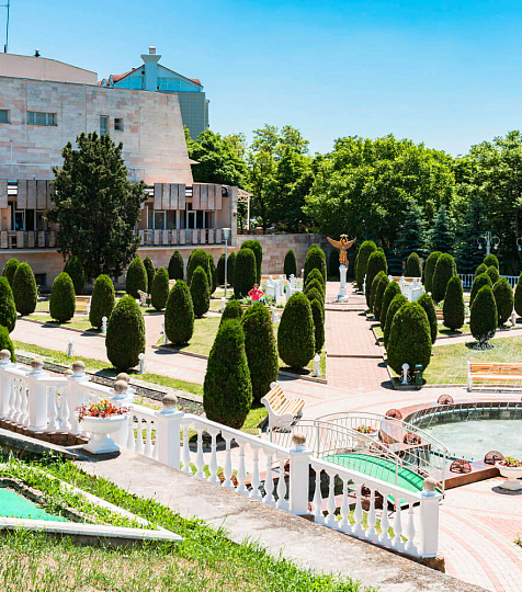  Центральный военный санаторий, г. Пятигорск. Территория