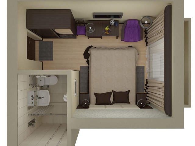 Санаторий «Бештау», Железноводск. 2-местный стандартный номер «Повышенной комфортности»