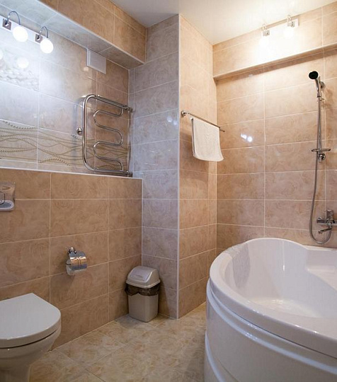  Санаторий «им. М.И. Калинина» Ессентуки, Ванная комната в двухместном двухкомнатном Люксе