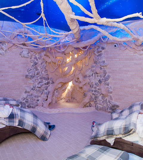  Санаторий «Славяновский исток», Железноводск. Соляная комната — галокамера