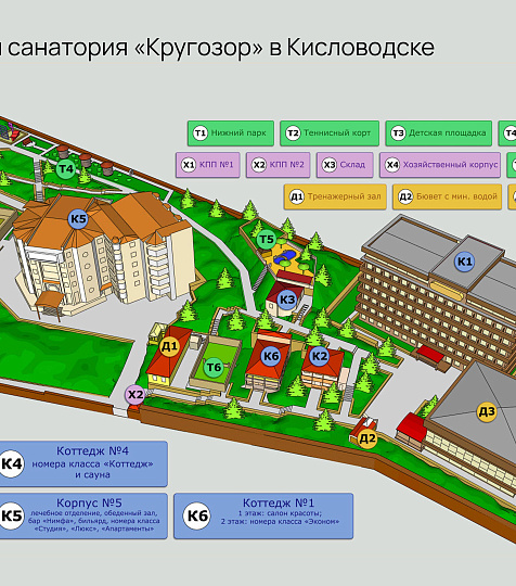  Санаторий «Кругозор» г. Кисловодск