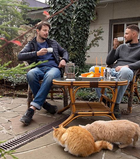  Оздоровительный комплекс «Затерянный рай у Машука», уютный двор