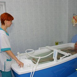  Санаторий «им. М.И. Калинина» г. Ессентуки.  Ванное отделение, вихревые ванны