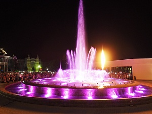 В Кисловодске после реконструкции официально открыли цветомузыкальный фонтан