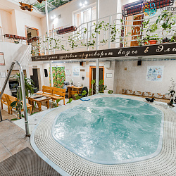  Санаторий «Элита» Кисловодск. Внутренний дворик, банный комплекс