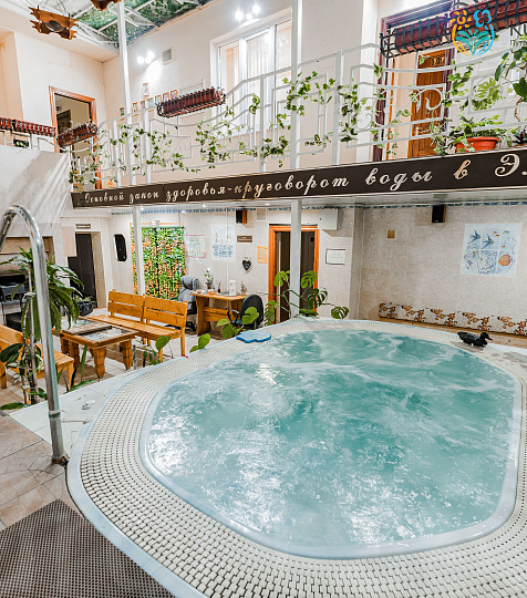  Санаторий «Элита» Кисловодск. Внутренний дворик, банный комплекс