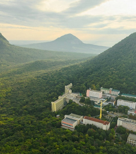  Санаторий «Горный Воздух», Железноводск. Вид на санаторий сверху