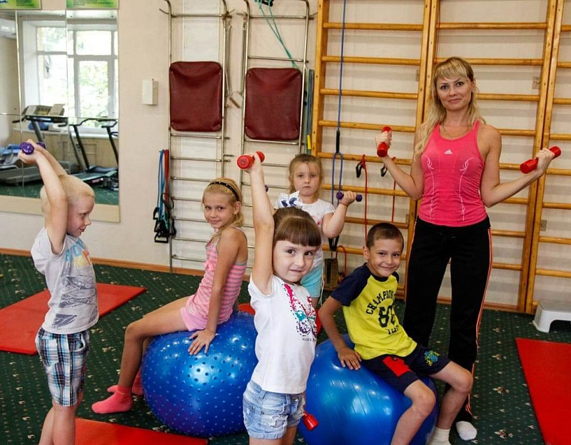Санаторий «Горячий ключ», Пятигорск. Спортивный зал Санаторий «Горячий ключ», Пятигорск. Спортивный зал