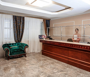 Санаторий «Элита» Кисловодск. Ресепшен