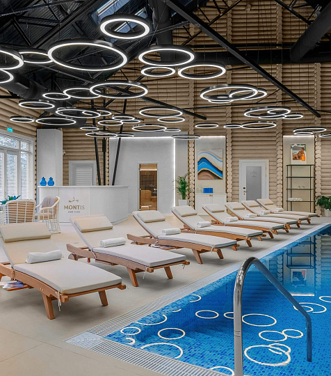  Спа-санаторий AMK Montis Club г. Железноводск. Закрытый бассейн