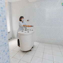  Пятигорская Клиника НИИ Курортологии, душ Шарко