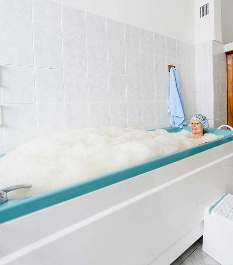  Санаторий «Металлург» Ессентуки,  ванное отделение, пенно-солодковая ванна